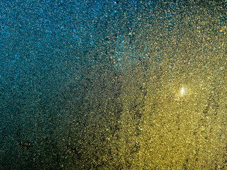 water drops sunrise background