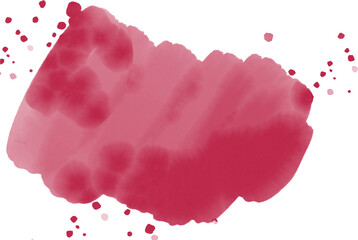 watercolor brush splash viva magenta color of the year