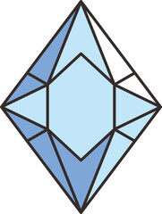 Diamond Gemstone Vector