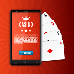 Online mobile casino background