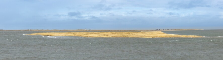 dune and sand landscape at List, a small northern village of island of Sylt