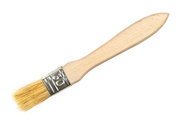 Paint brush on a white background.