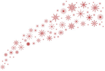 Winter holiday background with snow and flying snowflakes. For greeting cards, layouts, backgrounds, invitations