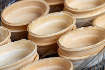 waffle empty cups for other food