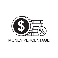 money percentage icon , business icon
