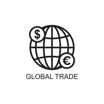 Global Trade Icon , Business Icon