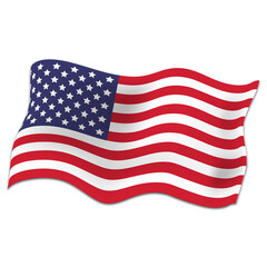 American flag illustration for celebration