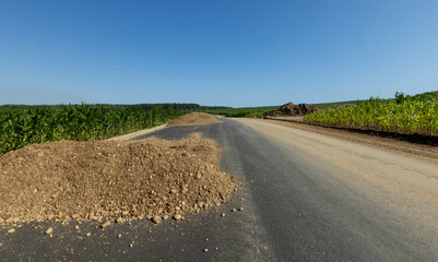 Construction and repair of a new highway in rural areas