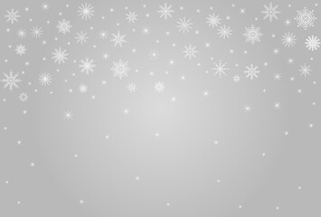  Winter holiday background with snow and flying snowflakes. For greeting cards, layouts, backgrounds, invitations