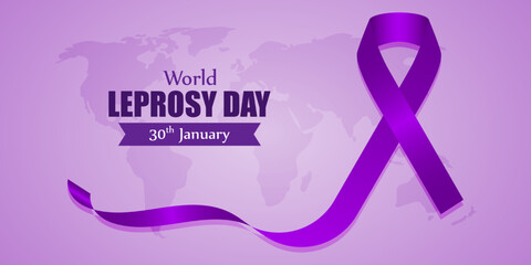 Vector illustration of World Leprosy Day 30 January