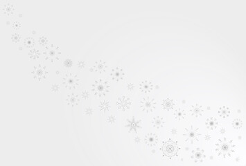  Winter holiday background with snow and flying snowflakes. For greeting cards, layouts, backgrounds, invitations