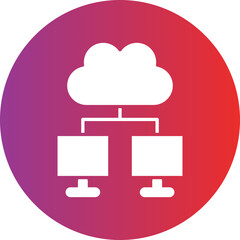 Cloud computing Icon Style