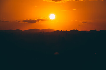 Beautiful Sunset at Hampi, Karnataka