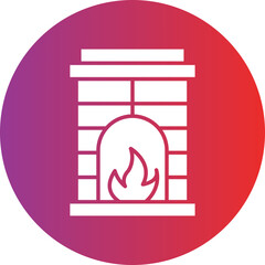 Fireplace Icon Style