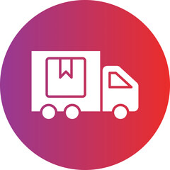 Delivery Truck Icon Style