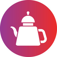 Tea Pot Icon Style
