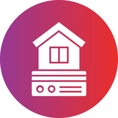 House Payment Icon Style