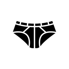 underwear, black, icon, design, flat, style, trendy, collection, template