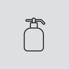 Liquid soap vector icon sign symbol