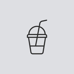 Soda vector icon sign symbol
