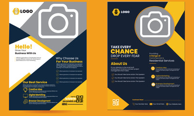 Creative and Corporate business flyer Design