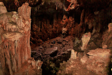 Big  hall in the Salamander Cave in northern Israel