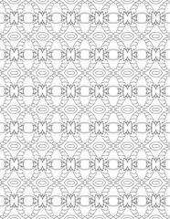 Adult Geometric Pattern Coloring Pages