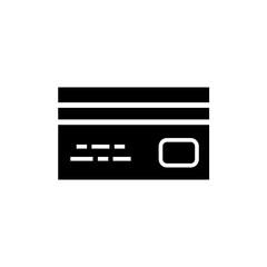 credit card, black, icon, design, flat, style, trendy, collection, template  