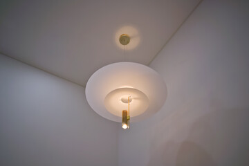 Ceiling lights with round and soft curves
