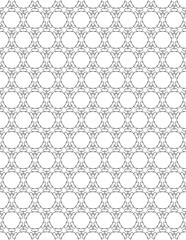 Fototapeta premium Seamless Geometric Hexagon Pattern Background