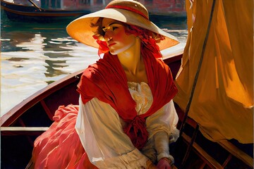 Lady in Venice