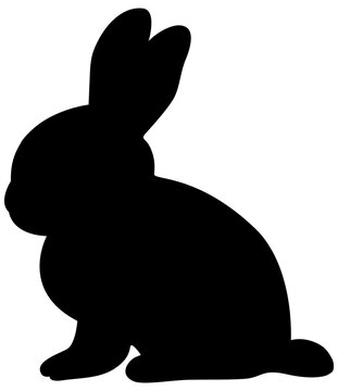 rabbit bunny silhouette