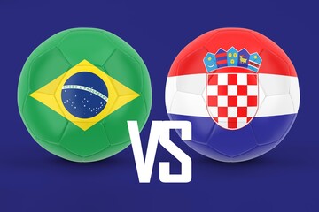  Brazil VS Croatia Football