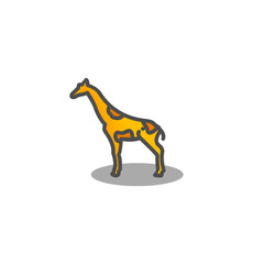 giraffe icon vector illustration logo template for many purpose. Isolated on white background.