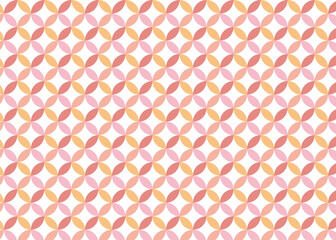 かわいい七宝背景イラスト