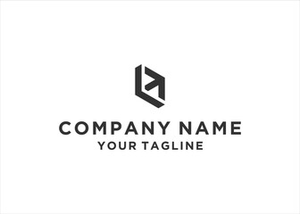 Fototapeta premium Letter LT logo design vector illustration