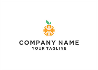 orange logo vector illustration