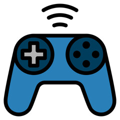 games filled outline icon