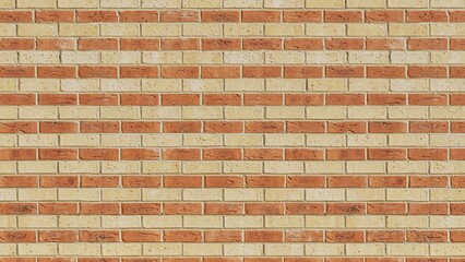 Background of old orange and brown vintage brick wall texture industrial
