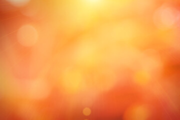 Natural background blurring warm colors and bright sun light. Bokeh or Christmas background Green Energy at sky sunny color orange light patterns plain abstract flare evening clouds blur.	 - Powered by Adobe