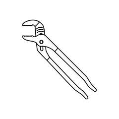 channel locks outline icon logo