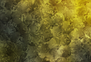 Dark Green, Yellow vector elegant wallpaper with roses, flowers.