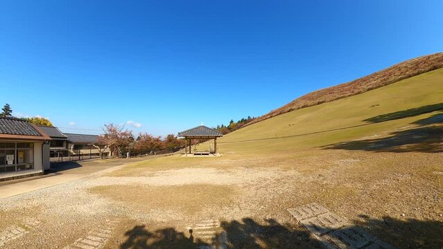 若草山/秋の奈良公園