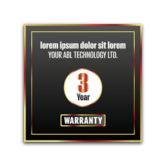 Gradient Warranty Badges