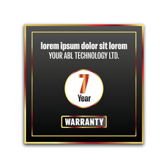 Gradient Warranty Badges