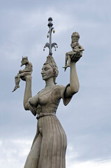  at the entrance of the harbour of Constance, Germany