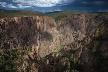 Stormy Clouds on the Black Canyon, Black Canyon of the Gunnison National Park, Colorado