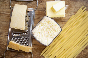 pasta butter and parmesan cheese
