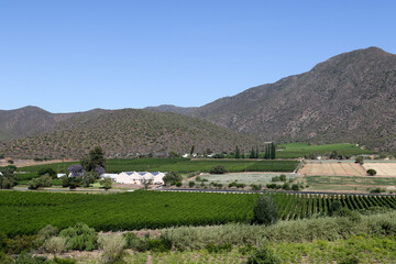 Schoemanshoek farming settlement near Oudtshoorn, South Africa