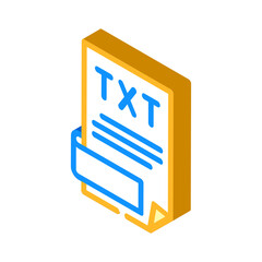 portfolio folder isometric icon vector. portfolio folder sign. isolated symbol illustration